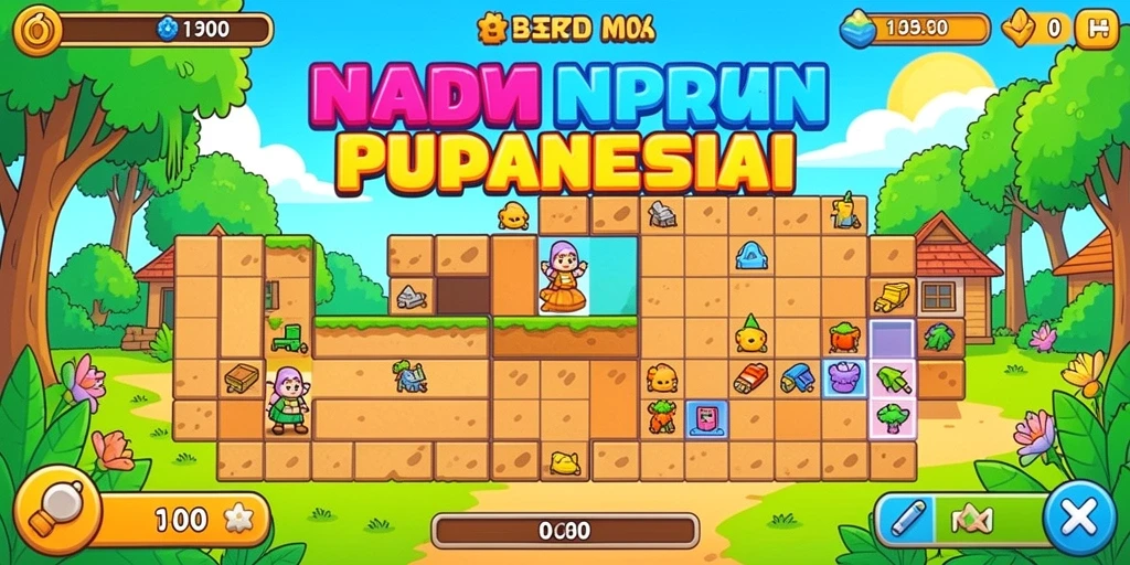 haikuotk - Tangkapan layar menampilkan mode tantangan baru yang seru.