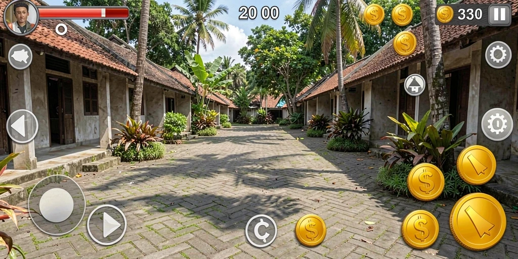 idrrp - Screenshot menunjukkan momen seru dalam mode multiplayer.